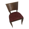 Ancienne chaise en bois retapissée