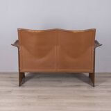 Vintage leather sofa from the 1970s, model ‘korium’ designed by tito agnoli