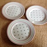 Série de 12 assiettes à dessert