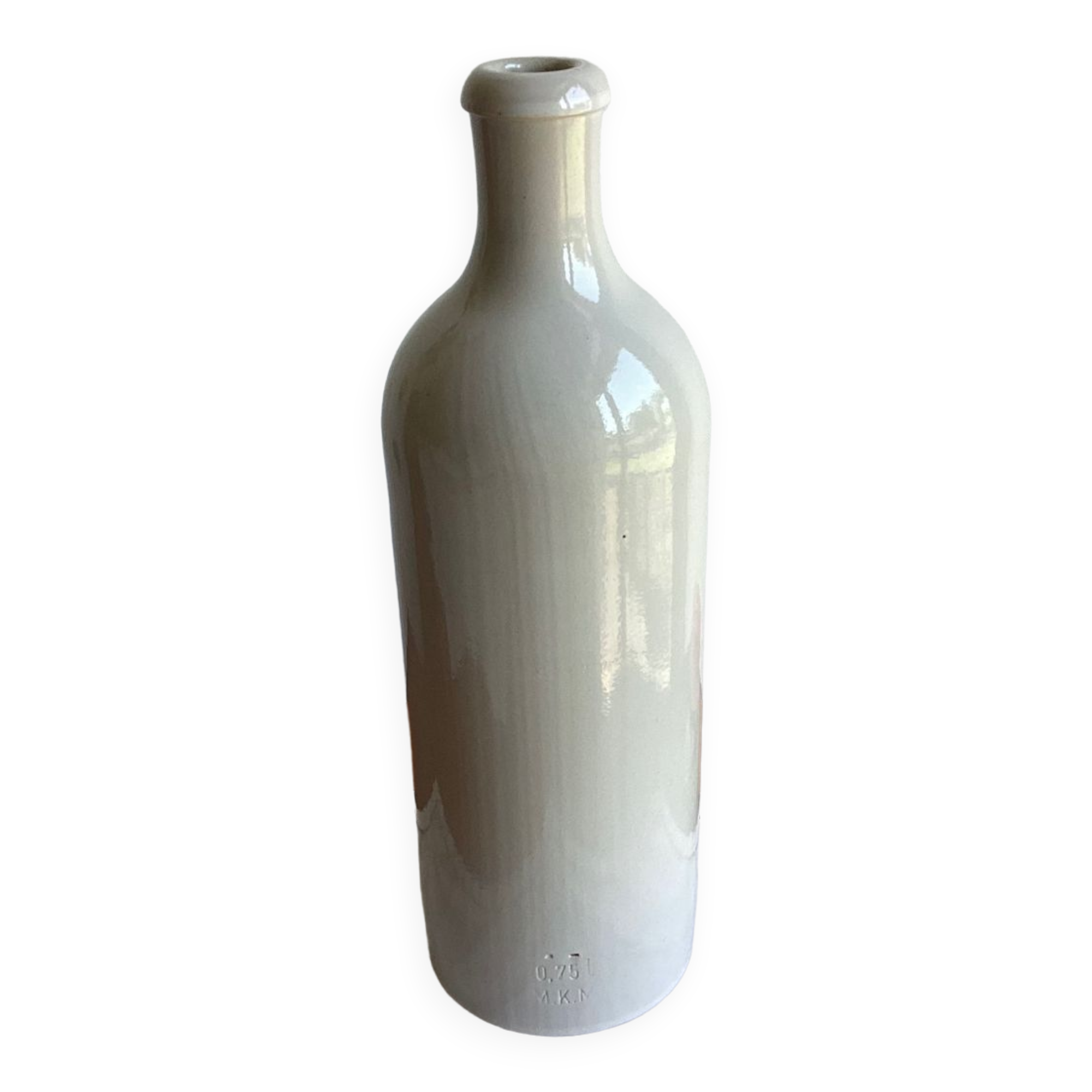 Glazed stoneware bottle