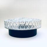 German wall lamp in crystal glass by Bur Leuchten, 1960s