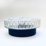 German Wall Lamp in Crystal Glass by Bur Leuchten, 1960s