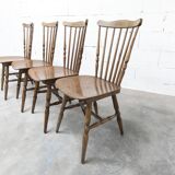 Lot of 4 Baumann chairs, Florida model, 1970, superb condition