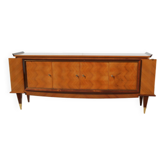 Large sideboard in varnished wood, 1950s, berner huwil