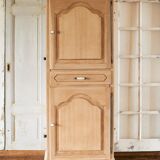 Vintage oak standing wardrobe "Giroflée"