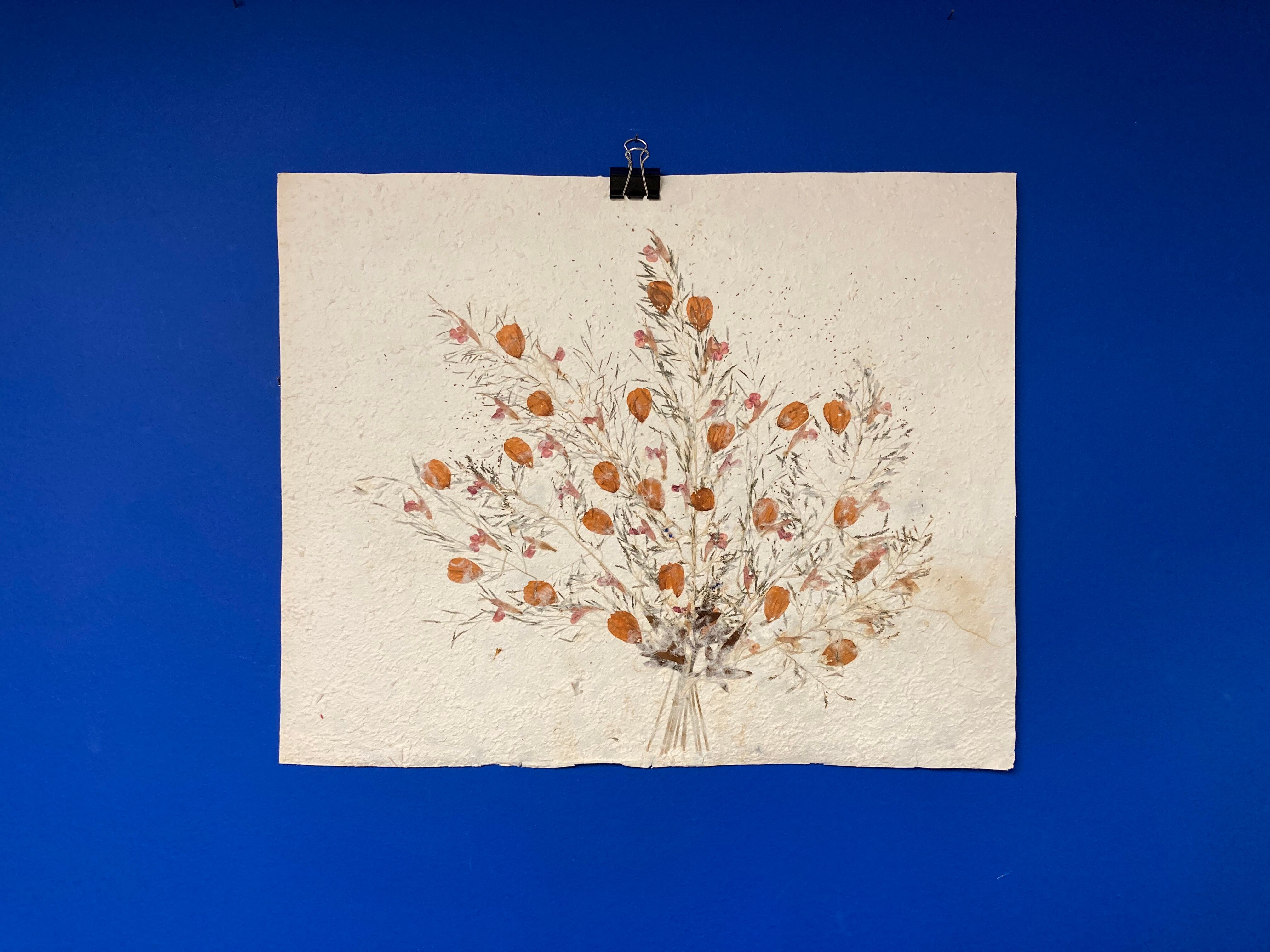 Vintage dried flower board