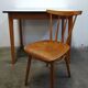 Vintage table and bar chair