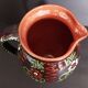 20th century Alsace glazed terracotta pitcher