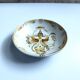 Vintage hollow plate Keraluc Quimper France G6 floral decoration bo