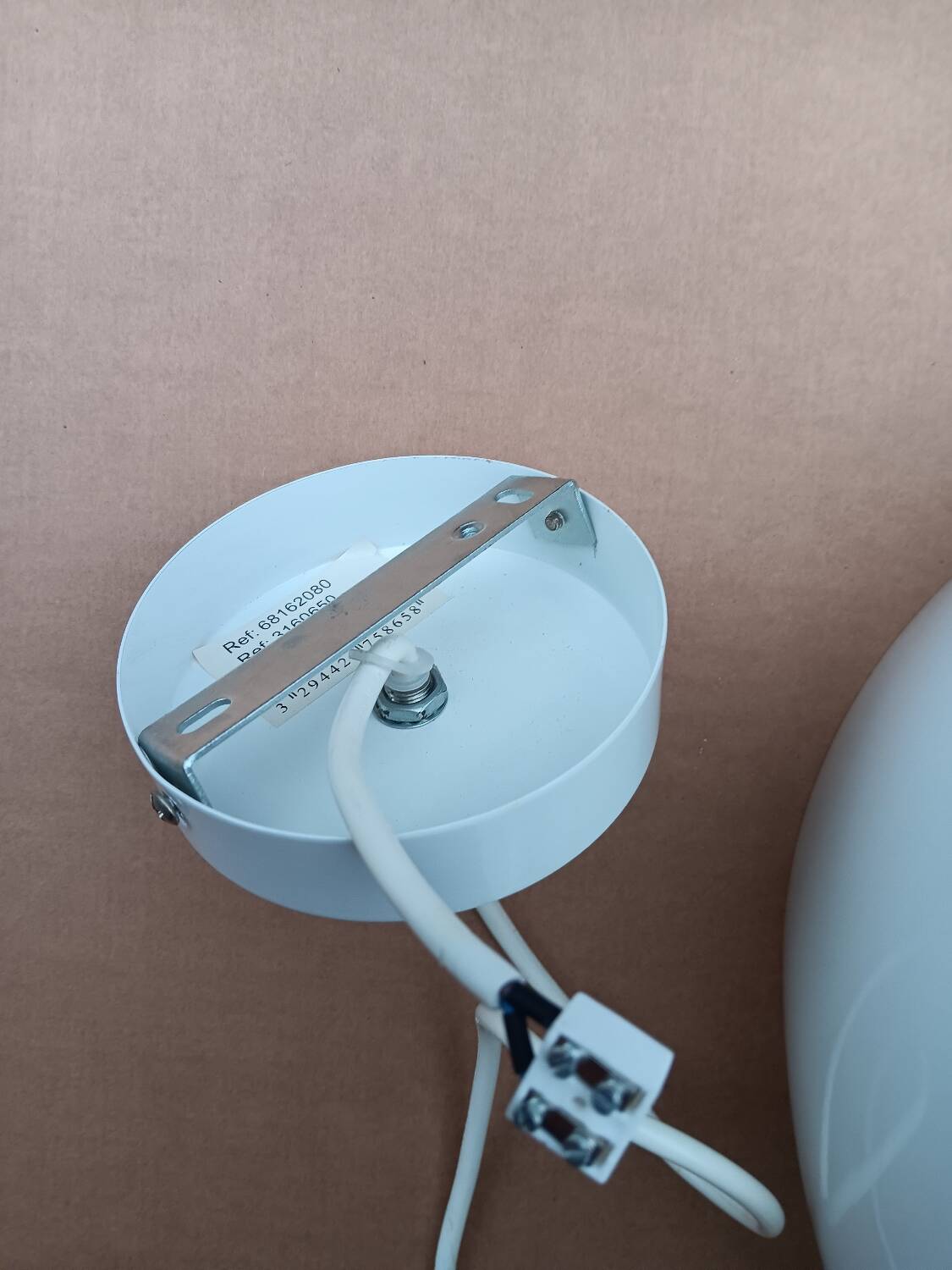 Space Age pendant lamp by Mathias