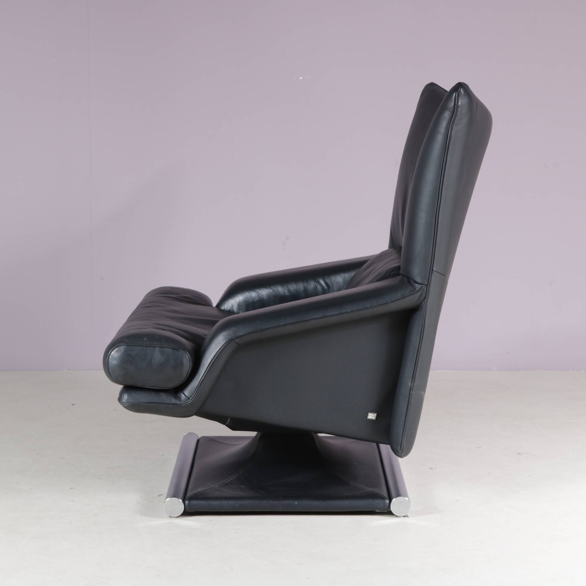 1980s lounge chair by Mathias Hoffman for Rolf Benz, Germany