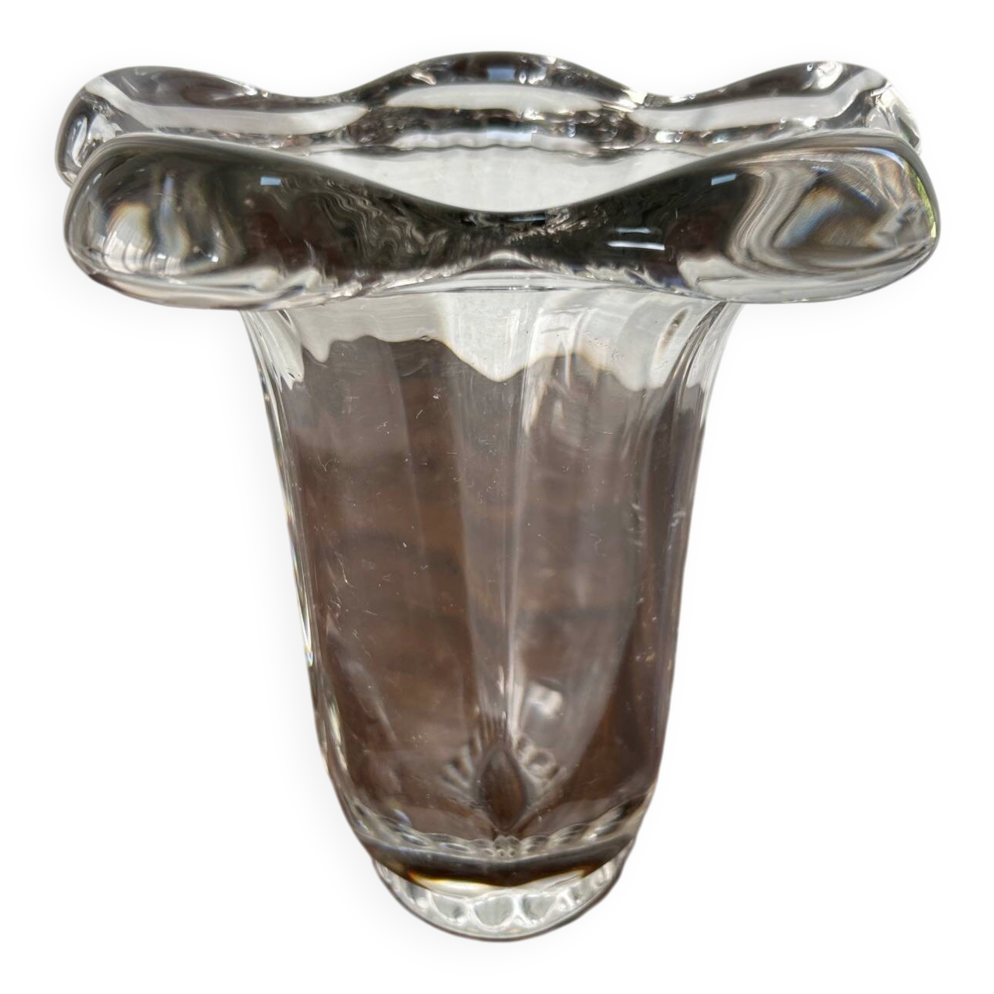 Pierre D'Avesn crystal vase