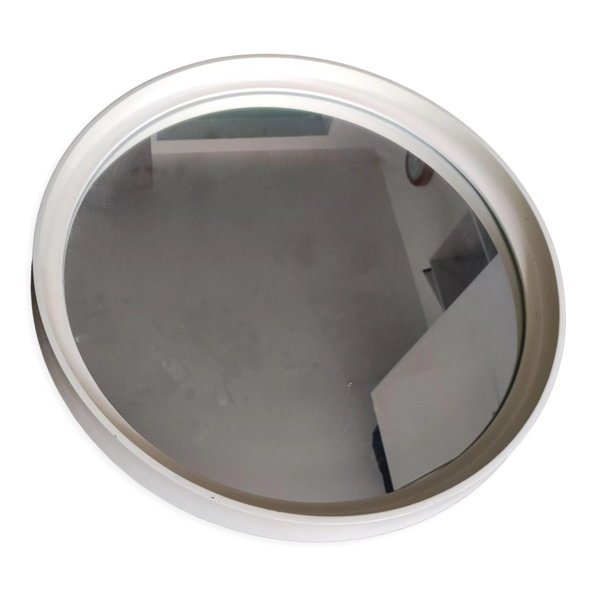Round mirror frame resin pop vintage 70 / diameter 52 cm