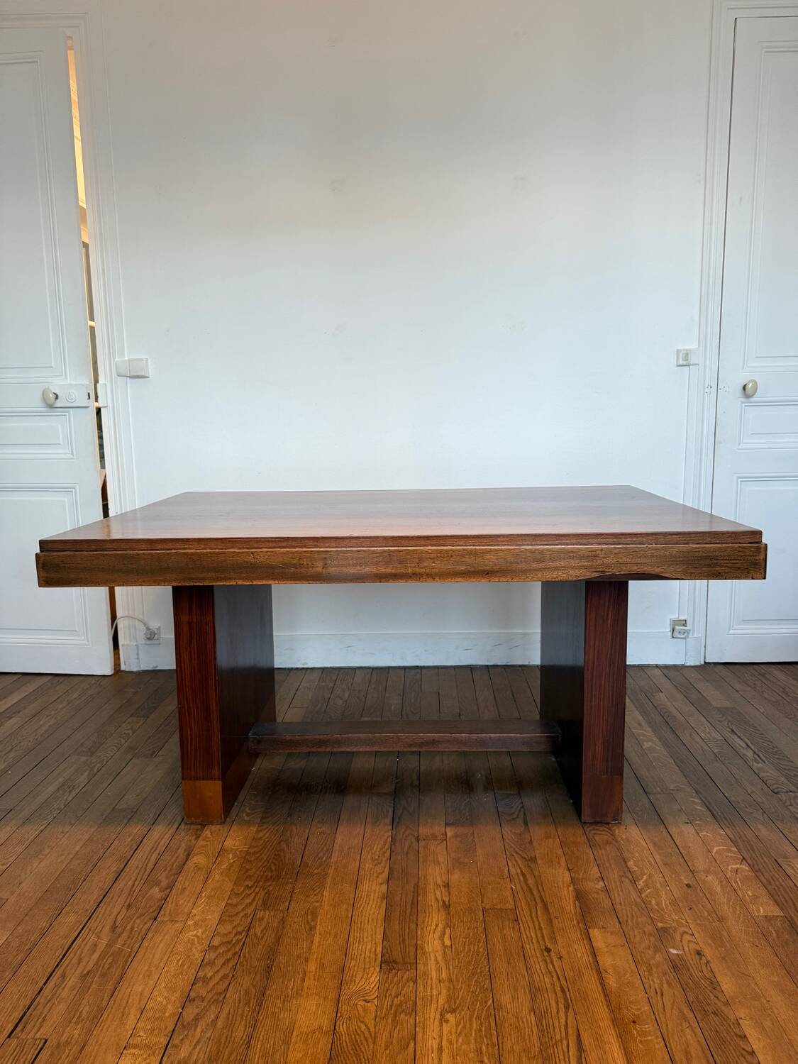 Art Deco solid wood dining table