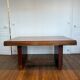 Table de salle à manger Art Déco en bois massif