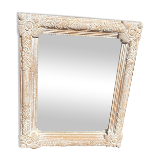 Carved mirror