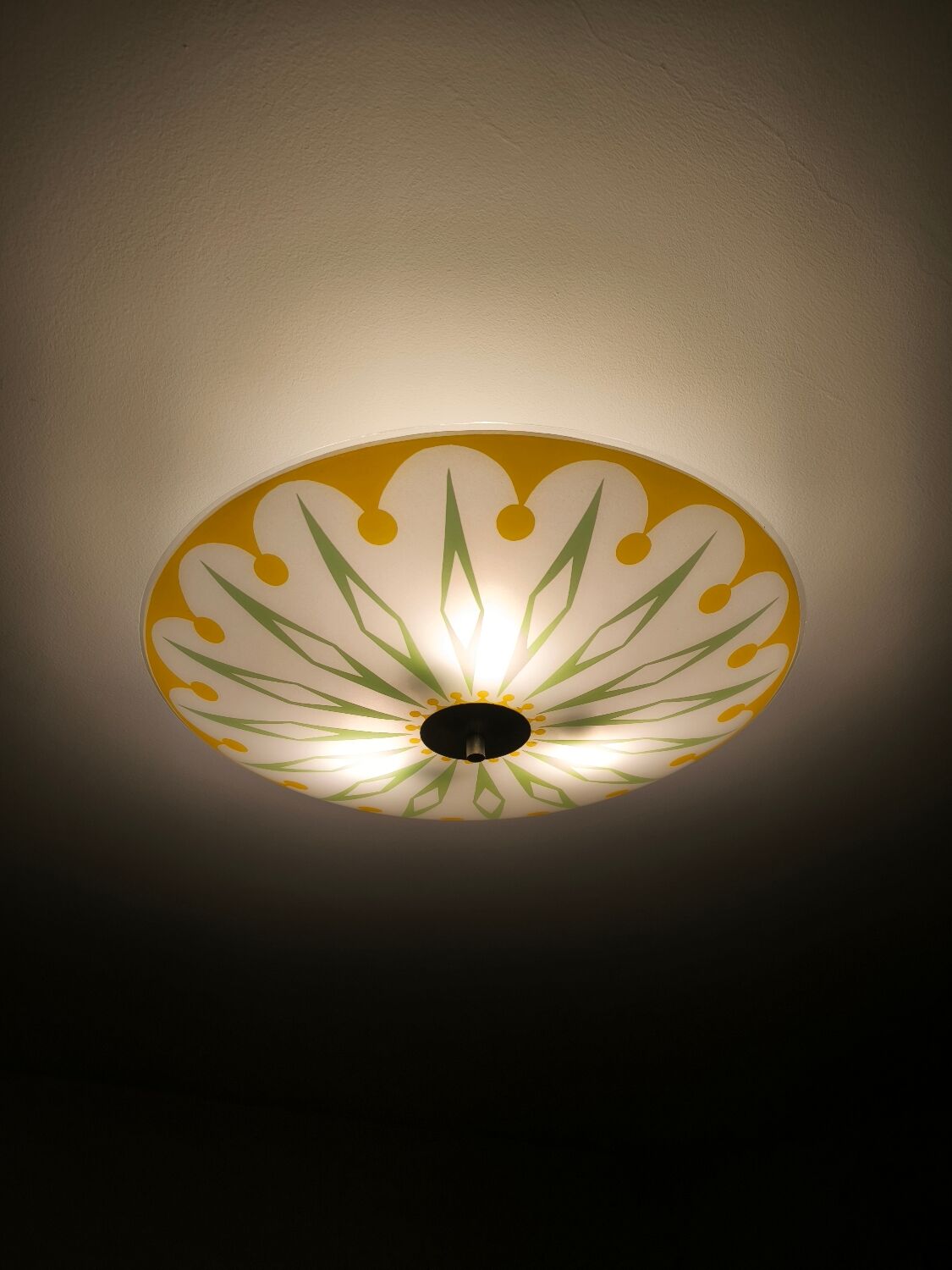 Vintage "saucoupe" suspension in opaline – New electrical system