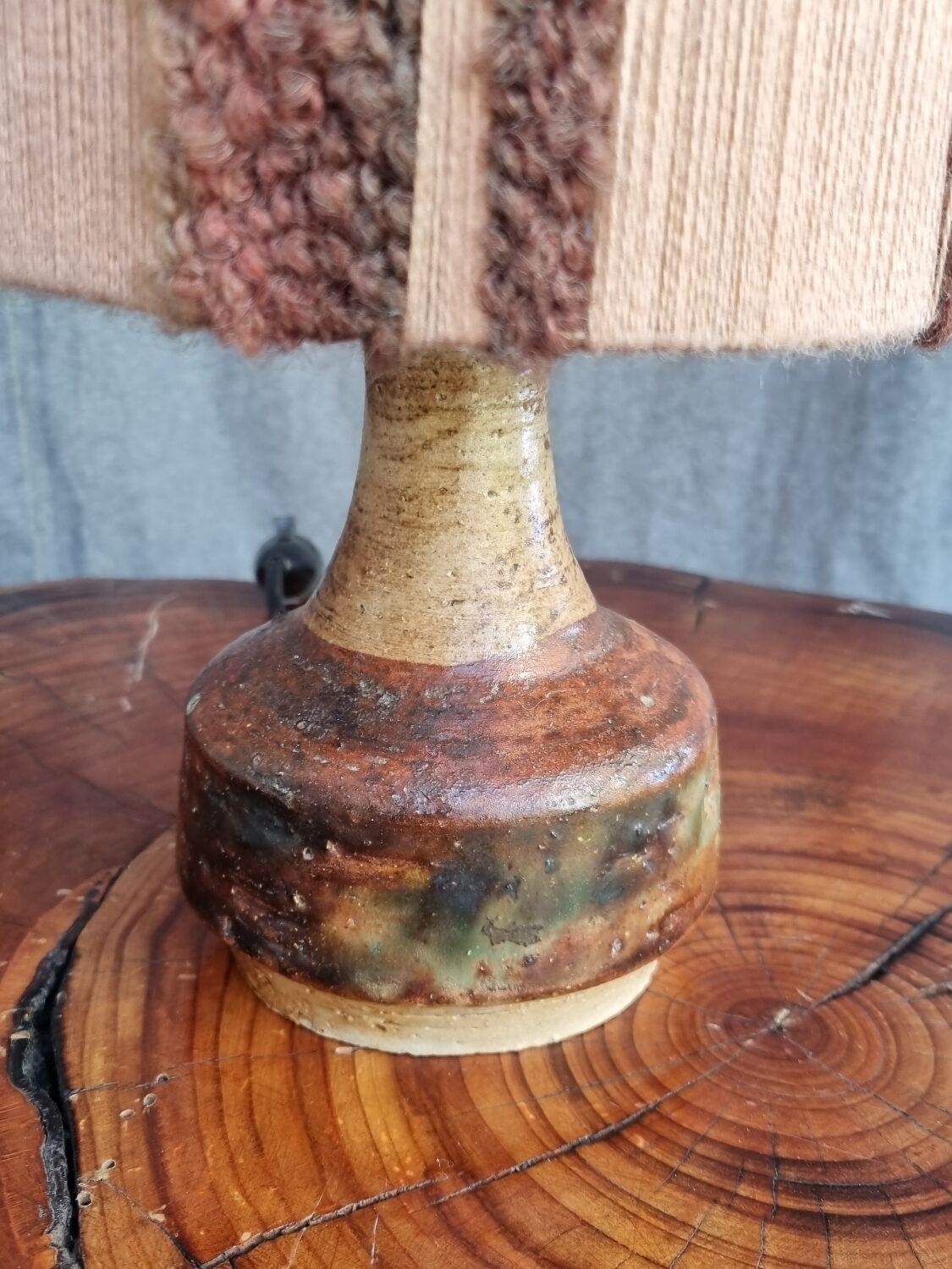 Vallauris ceramic lamp