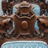 Set of 6 Louis XIII style chairs