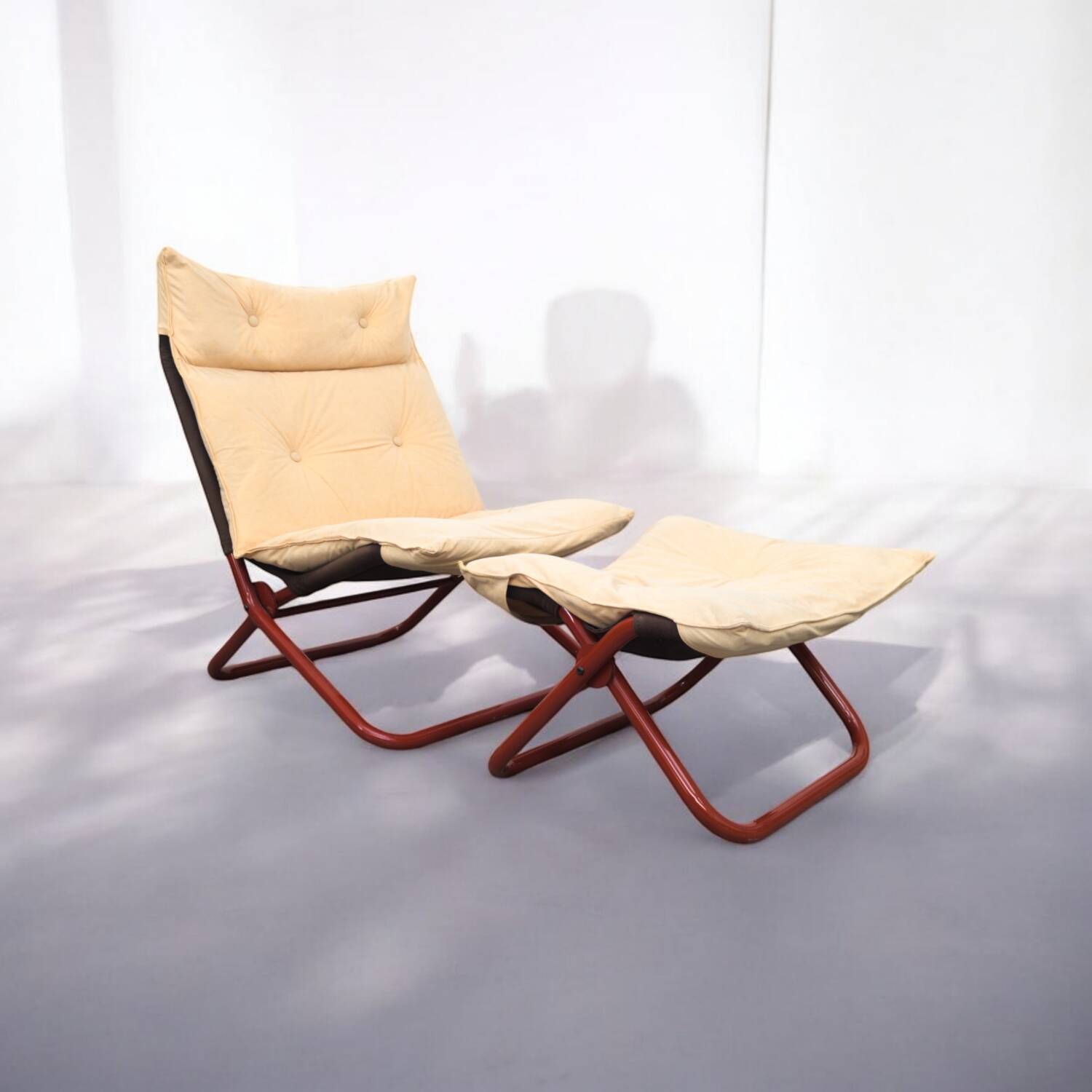 Chaise longue pliante « Open » de Jan Dranger et Johan Huldt pour Innovator, années 1970