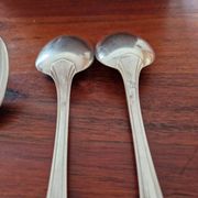 Christofle - Set of 12 Boréal pattern silver-plated table spoons