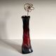 Vase moderniste en cristal art deco