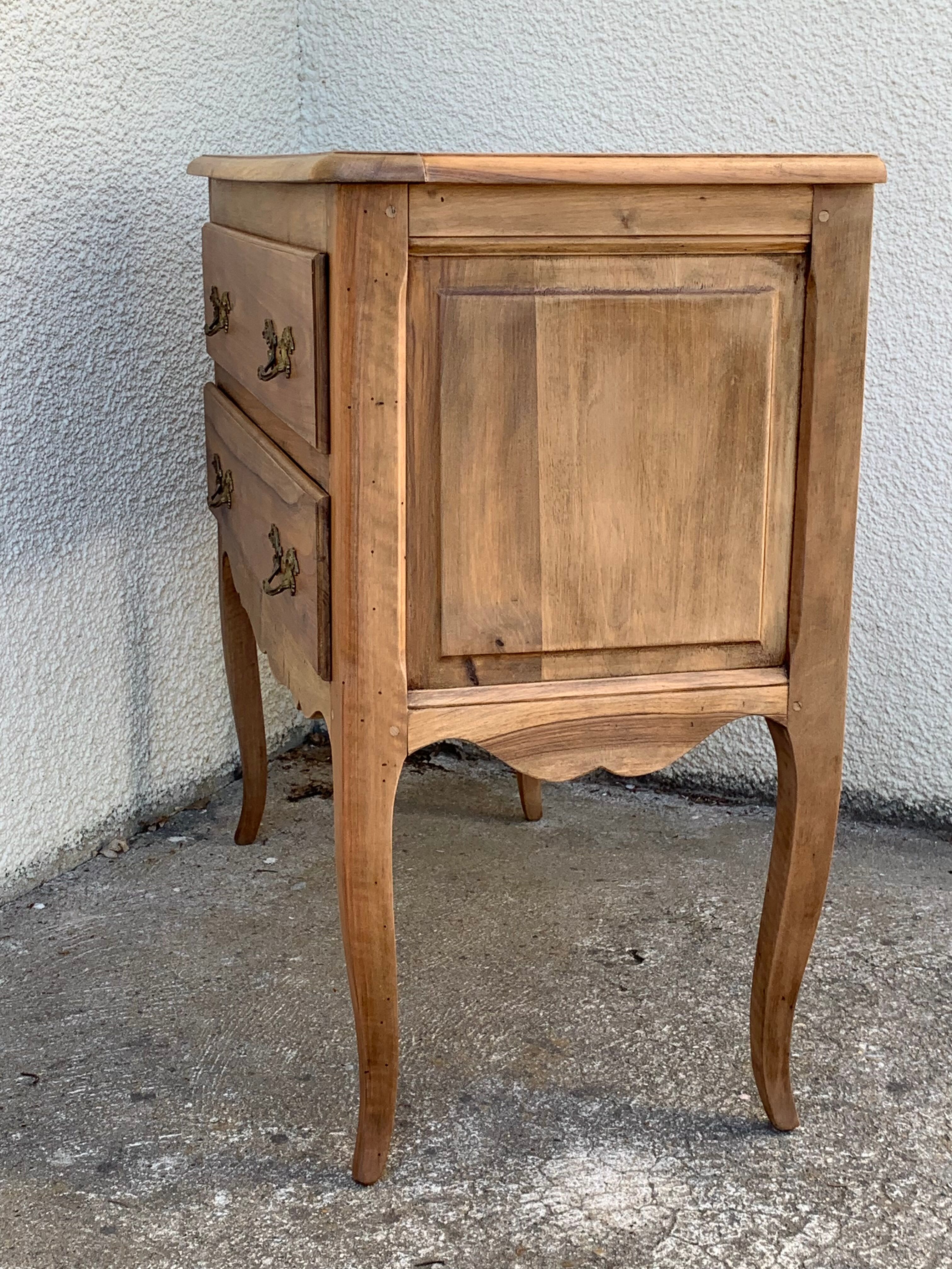 Solid raw walnut jump cabinet