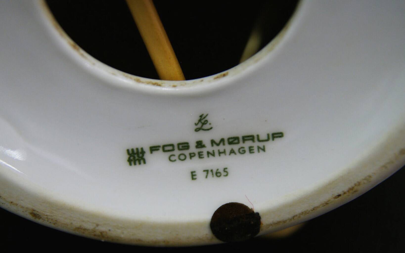 White bedside lamp, Danish design, 1960s, manufacturer: Fog & Mørup