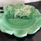 Plate, fruit bowl or leaf-shaped catchall Vallauris