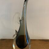 Sommerso Murano glass vase 1960