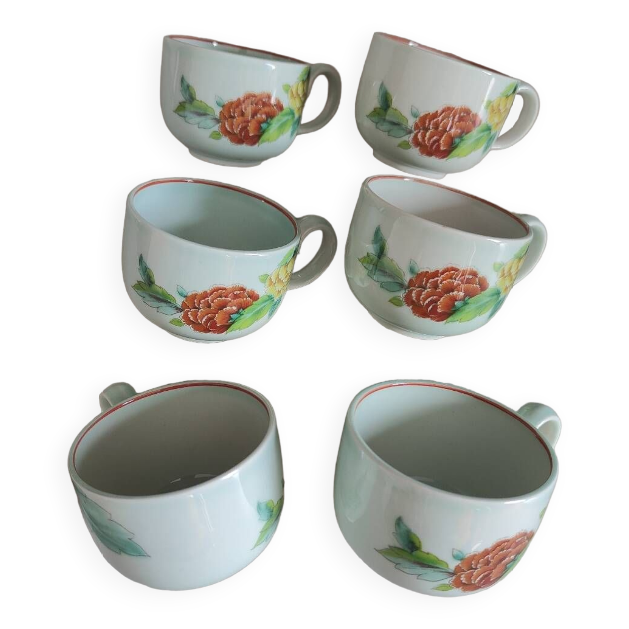 6 tasses à café