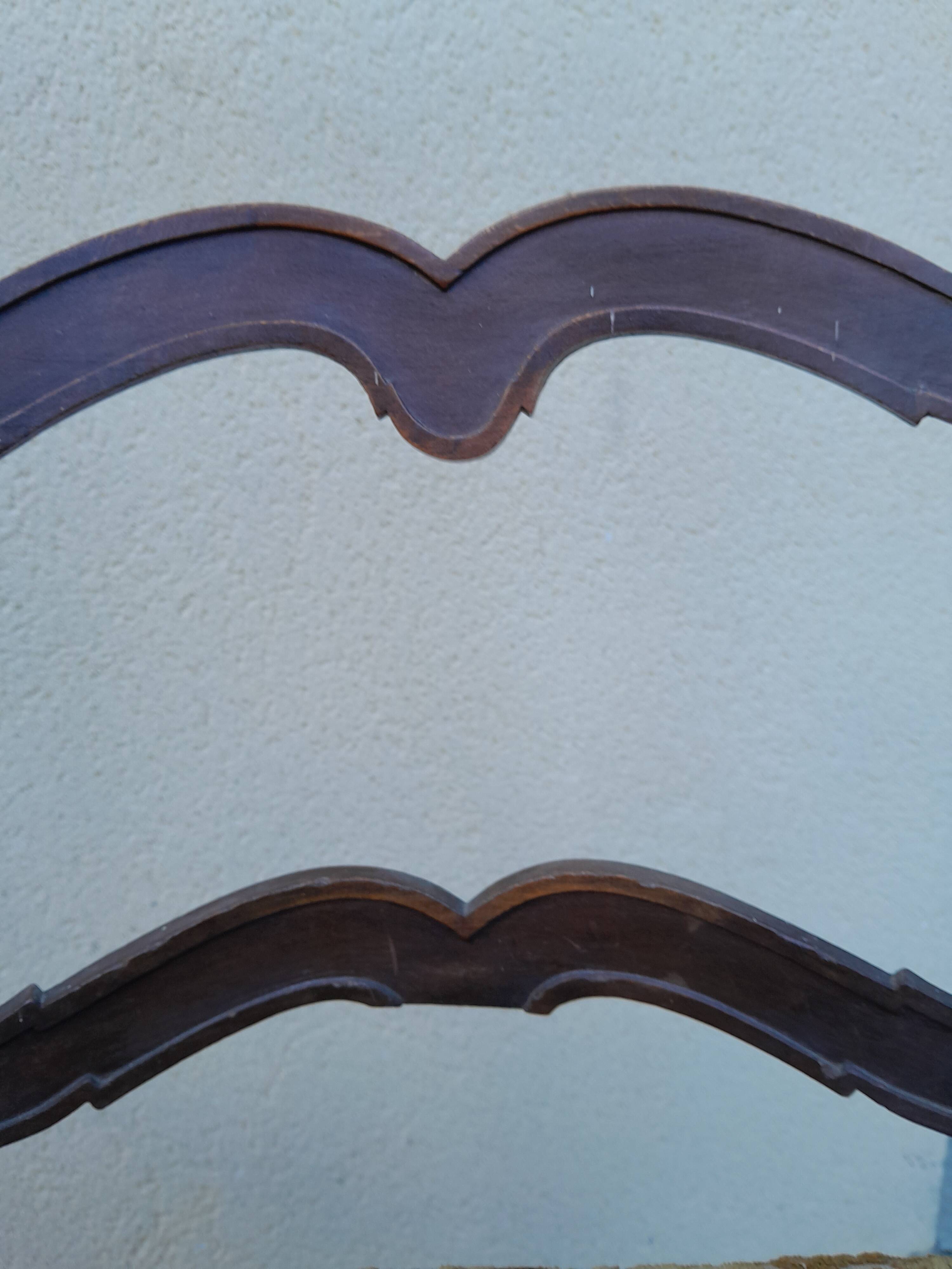 Pair of old Provençal armchairs