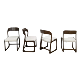 Set of 4 Scandinavian Baumann chairs