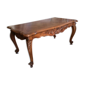 Table basse en merisier