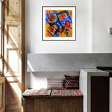 Orange yellow square