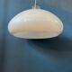 Mushroom pendant - Space Age white light fixture