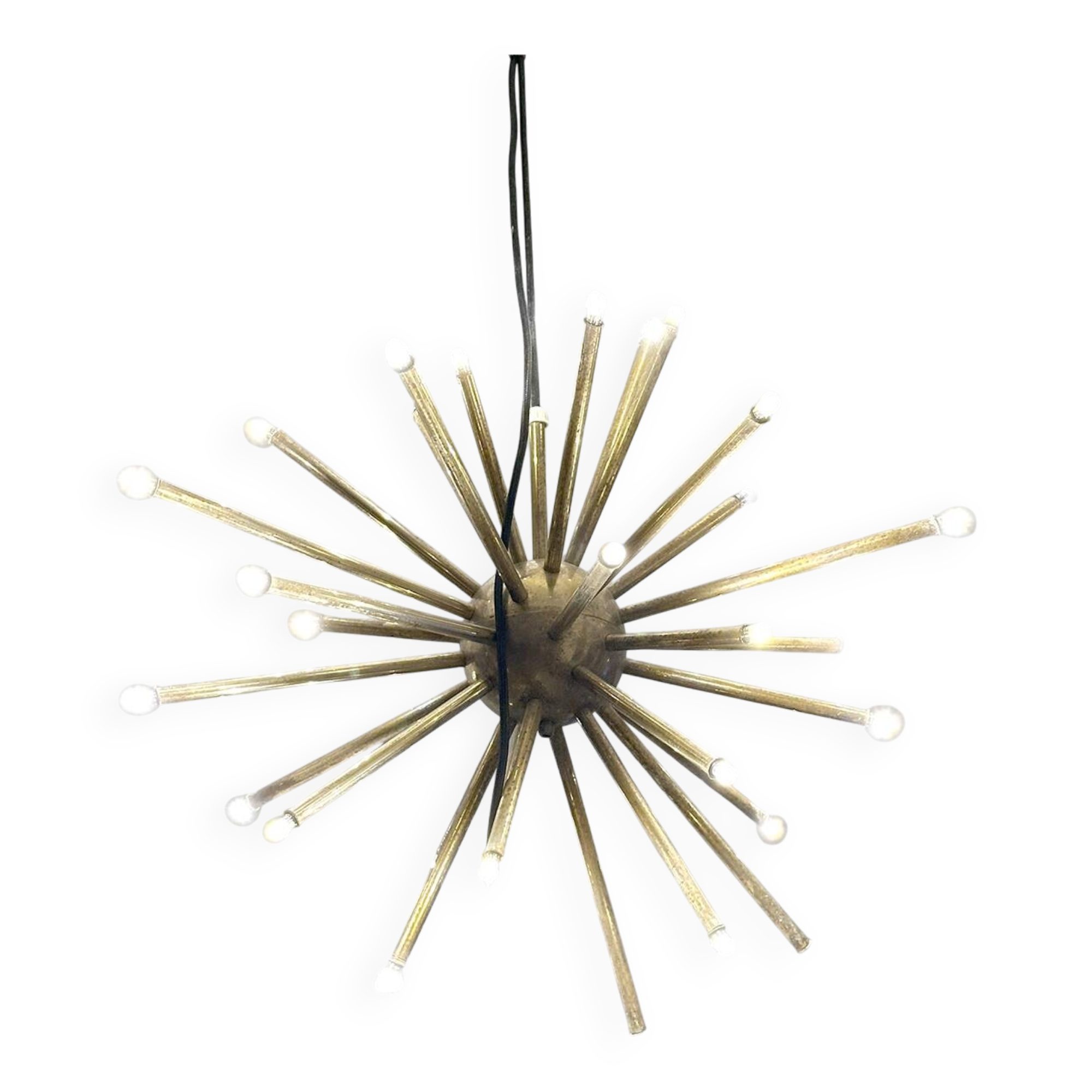 Sputnik Star pendel in Brass 32 arms  Diameter 55cm