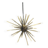 Sputnik Star pendant light in brass, 32 arms, diameter 55 cm.