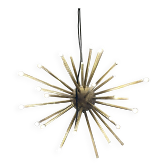 Sputnik Star pendel in Brass 32 arms  Diameter 55cm