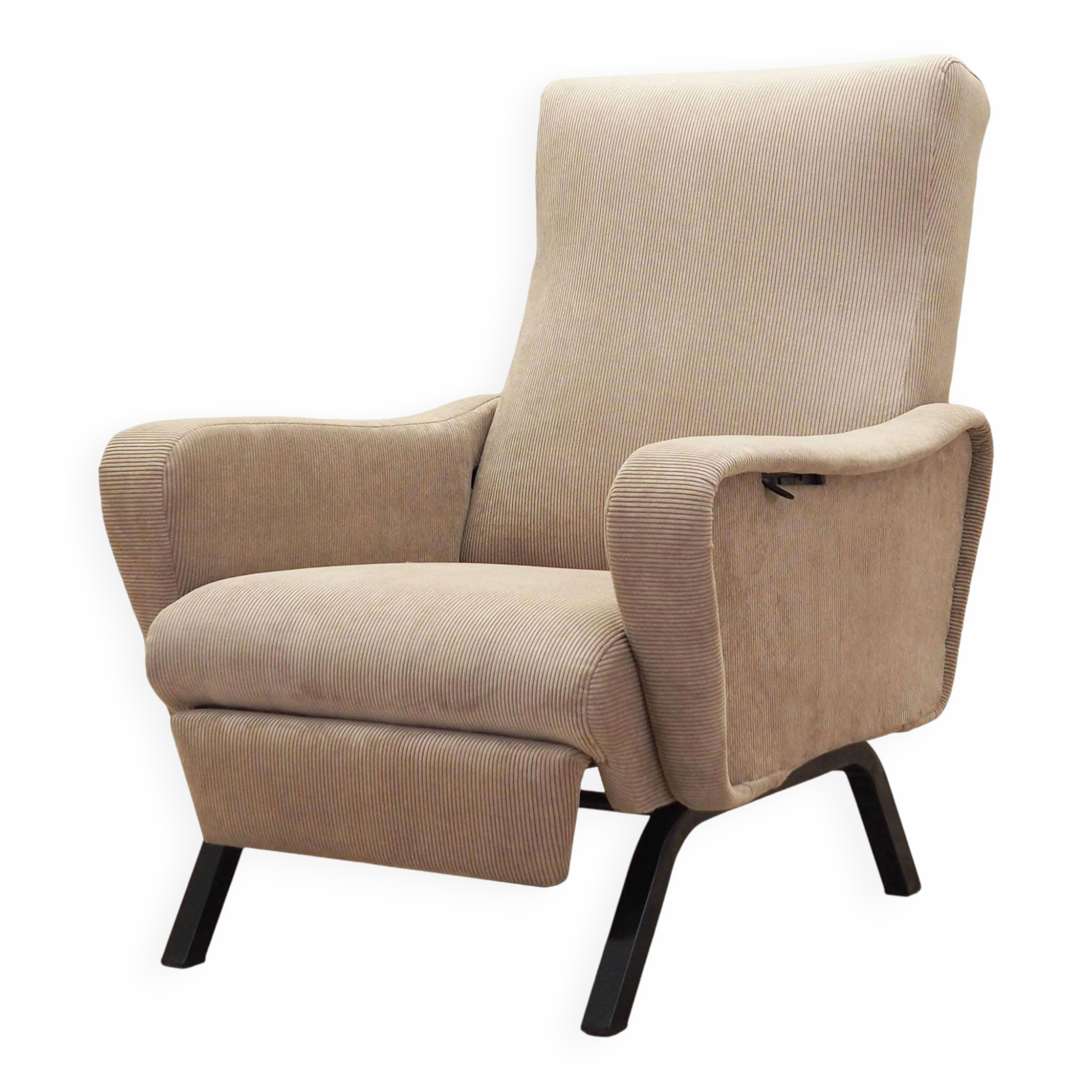 Adjustable armchair, Italian design, 1970s, production: Italy