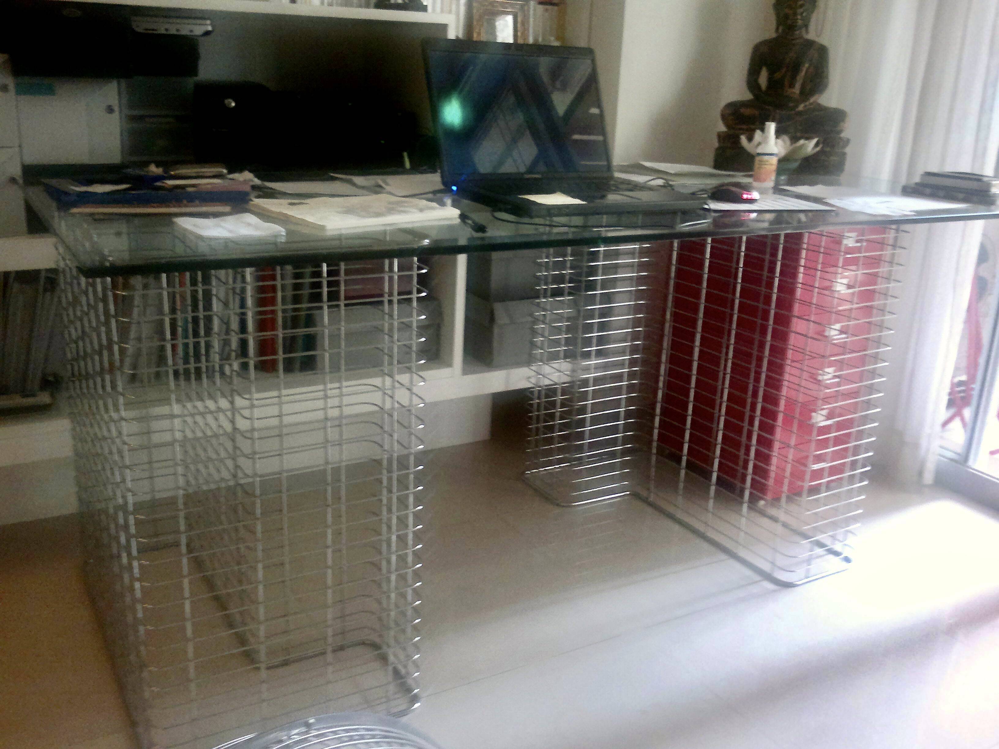 LARGE “WIRE” TABLE BY TERENCE CONRAN FOR HABITAT