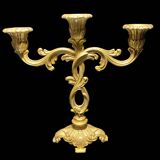 Pair of brass candlesticks