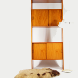 Library book shelf room divider 60 s 70 s