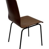 Vintage dining chair Friso Kramer for Auping 'Euroika' plywood design