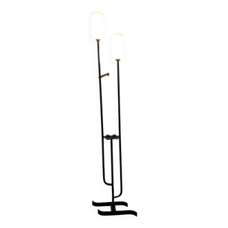 Floor lamp with opalines 1960