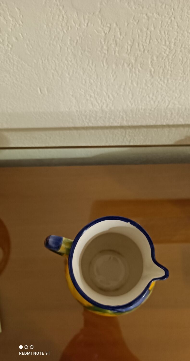 Ceramic water pitcher