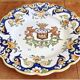 6 old dessert plates Desvres Fourmaintraux Rouen model Dinan 2
