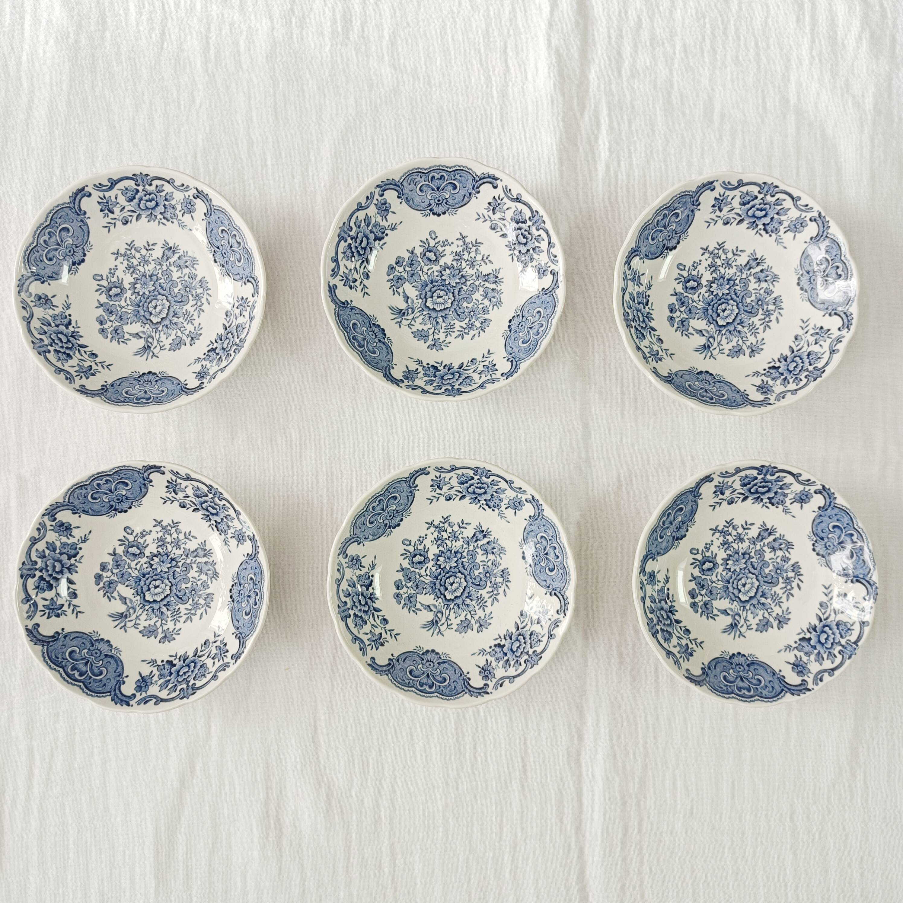 Set of 6 Ridgway Stafforshire cups, Windsor