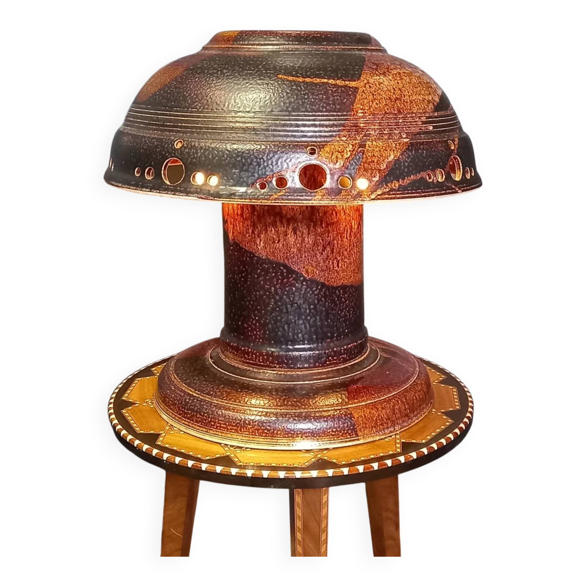 Vintage mushroom lamp