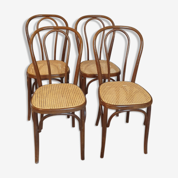 Suite of four cannese bistro chairs